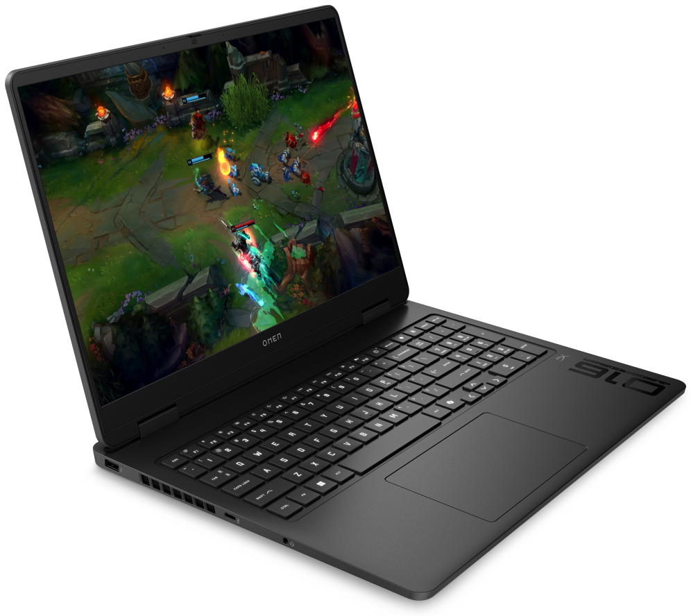 HP OMEN Slim Gaming Laptop 16-an0041ns Intel Core Ultra 7 255H Portátil 40.6 cm (16") 2K 32 GB DDR5-SDRAM 1 TB SSD NVIDIA GeForce RTX 5070 Wi-Fi 6 (802.11ax) FreeDOS AI PC Negro - detalle