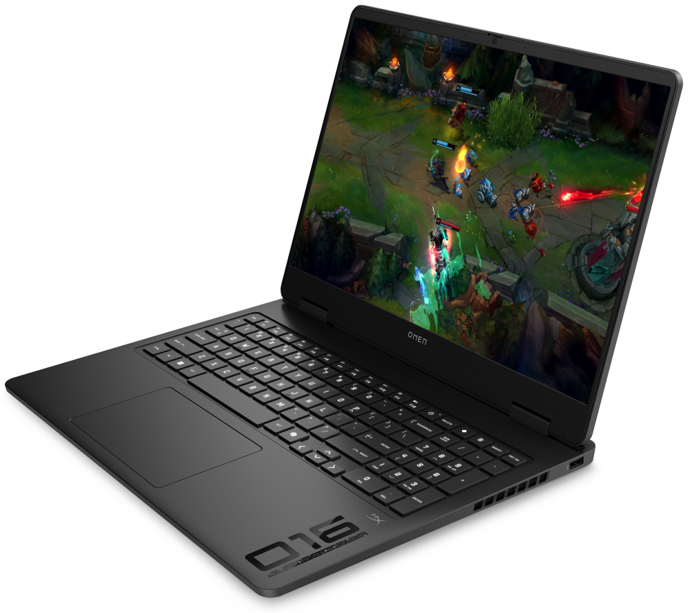 HP OMEN Slim Gaming Laptop 16-an0041ns Intel Core Ultra 7 255H Portátil 40.6 cm (16") 2K 32 GB DDR5-SDRAM 1 TB SSD NVIDIA GeForce RTX 5070 Wi-Fi 6 (802.11ax) FreeDOS AI PC Negro - detalle