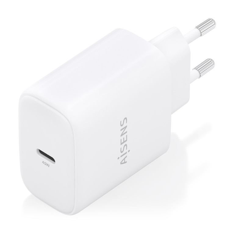 AISENS Cargador GaN 45W. 1xUSB-C PD3.0. Blanco - detalle