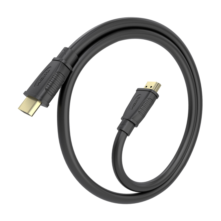 AISENS Cable HDMI V2.1 CCS Ultra Alta Velocidad / HEC 8K@60Hz 48Gbps. A/M-A/M. Negro. 0.5m - detalle