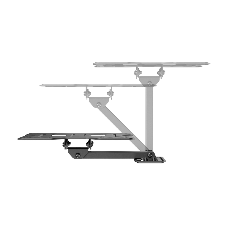 AISENS Soporte Eco Giratorio. Inclinable Para Monitor/TV 30kg (2 Pivotes) De 23"-43". Negro - detalle