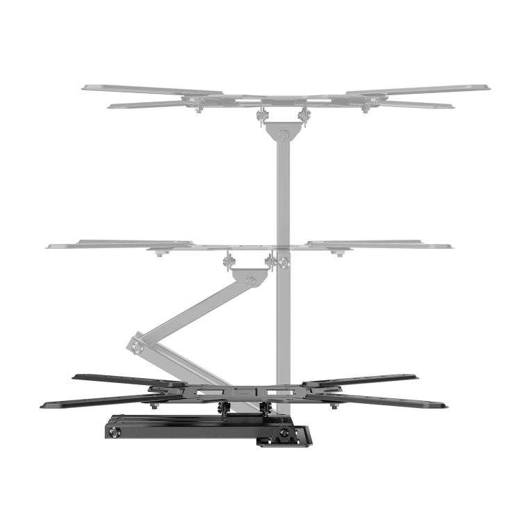 AISENS Soporte Eco Giratorio. Inclinable Para Monitor/TV 30kg (3 Pivotes) De 23"-65". Negro - detalle