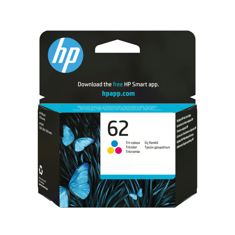HP Cartucho de tinta original 62 tricolor