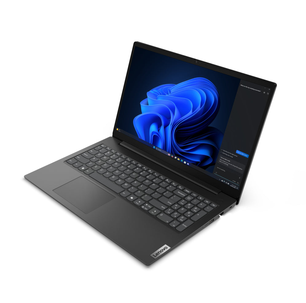 Lenovo V15 G5 IRL Intel® CoreT i3 i3-1315U Portátil 39.6 cm (15.6") Full HD 16 GB DDR5-SDRAM 512 GB SSD Wi-Fi 6 (802.11ax) FreeDOS Español Negro