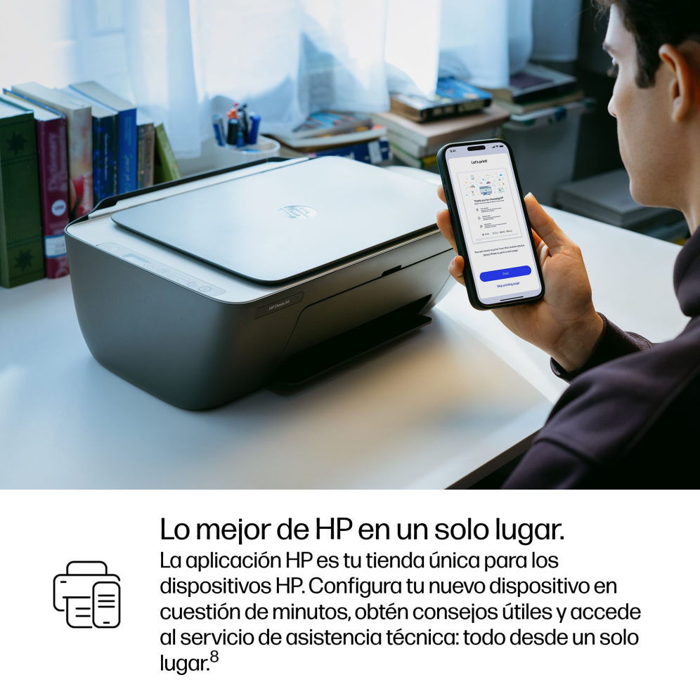HP DeskJet 2910 Inalámbrico All-in-One Color Impresora - detalle