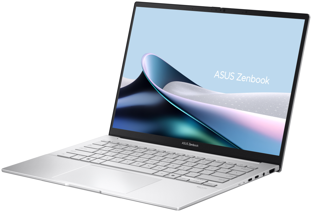 ASUS Zenbook 14 OLED UX3405CA-QD1244 - Ordenador Portátil 14" WUXGA (Intel Core Ultra 7 255H. 16GB RAM. 512GB SSD. Arc 140T. Sin Sistema Operativo) Niebla Plateada - Teclado QWERTY español - detalle