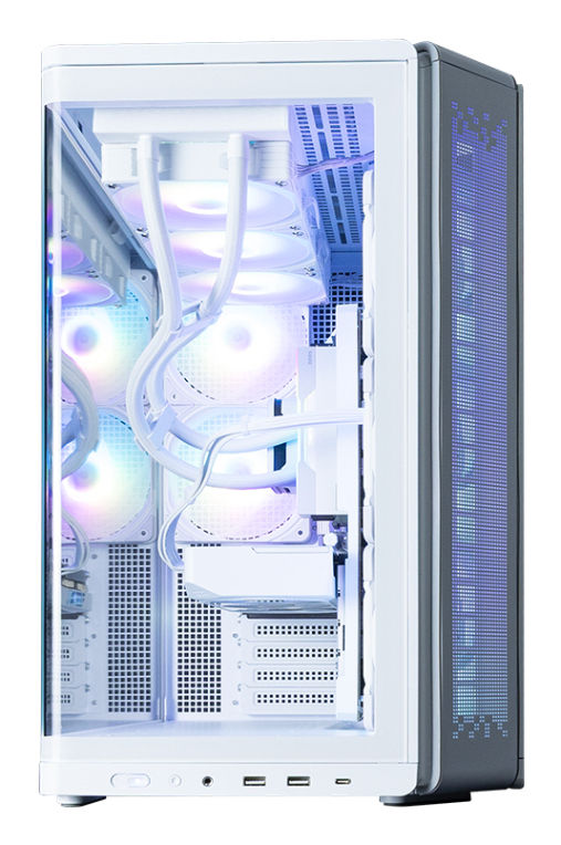 Zalman P60 WHITE carcasa de ordenador Midi Tower Blanco - detalle