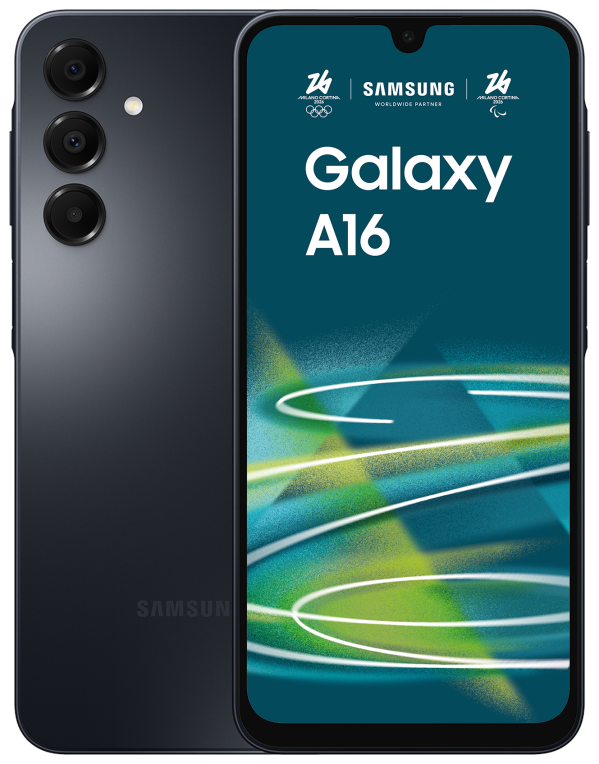 Samsung Galaxy A16 17 cm (6.7") Ranura híbrida Dual SIM 4G USB Tipo C 4 GB 128 GB 5000 mAh Negro - detalle