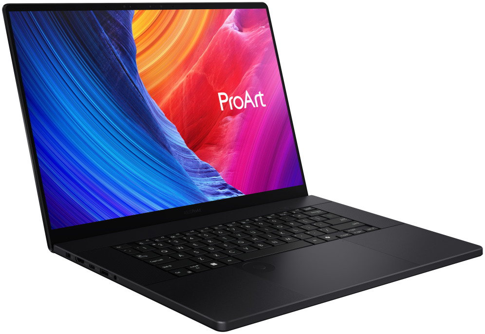ASUS ProArt P16 OLED H7606WM-SR130W - Ordenador Portátil 16" WQXGA+ 120Hz (AMD Ryzen AI 9 HX 370. 32GB RAM. 2TB SSD. NVIDIA RTX 5060 8GB. Windows 11 Home) Negro Nano - Teclado QWERTY español - detalle