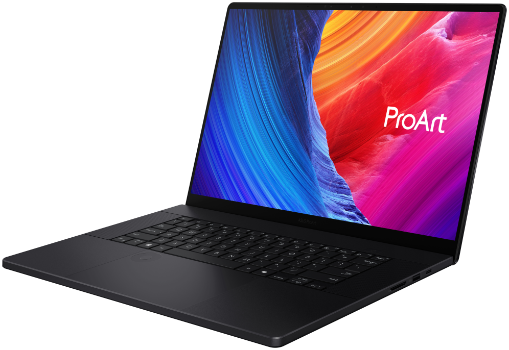 ASUS ProArt P16 OLED H7606WM-SR130W - Ordenador Portátil 16" WQXGA+ 120Hz (AMD Ryzen AI 9 HX 370. 32GB RAM. 2TB SSD. NVIDIA RTX 5060 8GB. Windows 11 Home) Negro Nano - Teclado QWERTY español - detalle