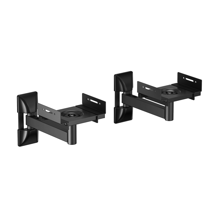 AISENS Soporte Universal De Pared Giratorio E Inclinable Para Altavoces. Negro - detalle