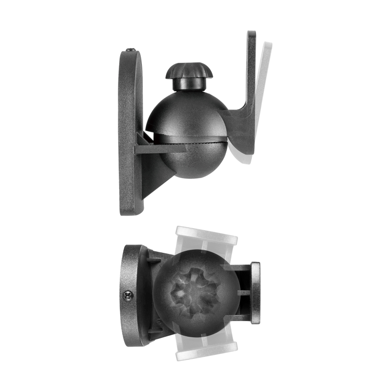 AISENS Soporte Universal De Pared Giratorio E Inclinable Para Altavoces. Negro - detalle