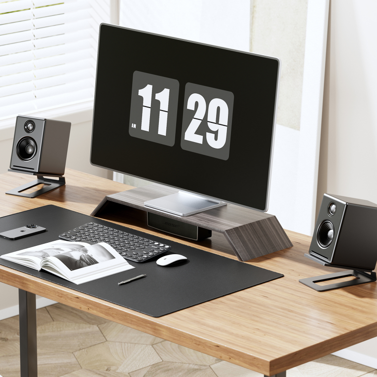 AISENS Soporte Universal De Sobremesa Para Altavoces. Negro - detalle