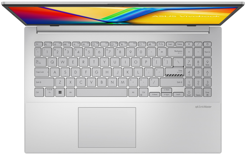 ASUS Vivobook Go 15 L1504FA-BQ4683W - Ordenador Portátil 15.6" Full HD (AMD Ryzen 5 40. 16GB RAM. 512GB SSD. Radeon 610M. Windows 11 Home) Plata Fría - Teclado QWERTY español - detalle
