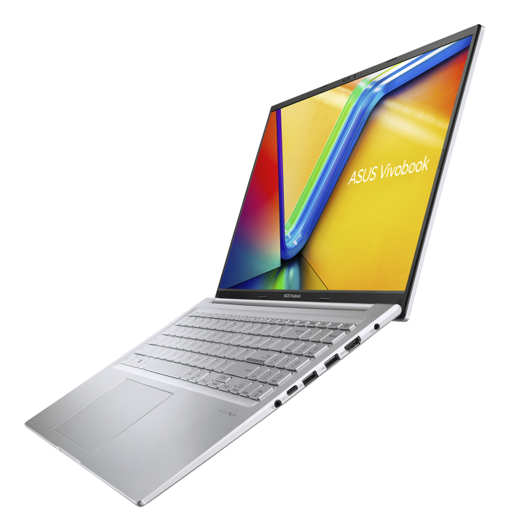 ASUS Vivobook 16 OLED D1605NAQ-SH165W - Ordenador Portátil " WUXGA (AMD Ryzen 5 150. 16GB RAM. 512GB SSD. Radeon 660M. Windows 11 Home) Plata Fría - Teclado QWERTY español - detalle