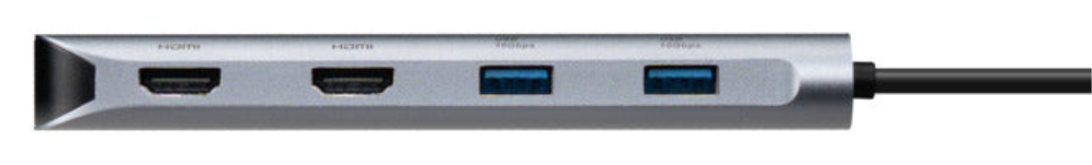 Targus DOCK427GL base para portátil y replicador de puertos Alámbrico USB 3.2 Gen 2 (3.1 Gen 2) Type-C Gris - detalle