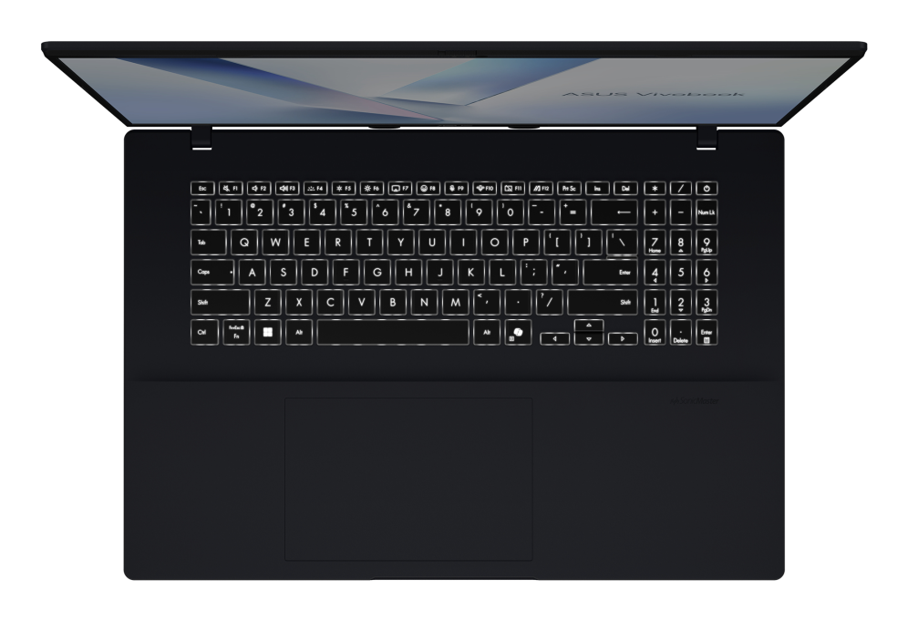 ASUS Vivobook 18 M1807GA-S8038W Copilot+ PC - Ordenador Portátil " WUXGA 144Hz (AMD Ryzen AI 7 445. 32GB RAM. 512GB SSD. Radeon 840M. Windows 11 Home) Azul tranquilo - Teclado QWERTY español - detalle