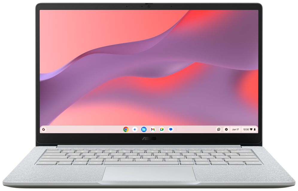 ASUS Chromebook CM14 CM1405CM4A-S60142 - Ordenador Portátil 14" Full HD (MediaTek Kompanio 540. 8GB RAM. 128GB eMMC. ARM Mali-G57 MC2. ChromeOS) Gris Puro - Teclado QWERTY español - detalle