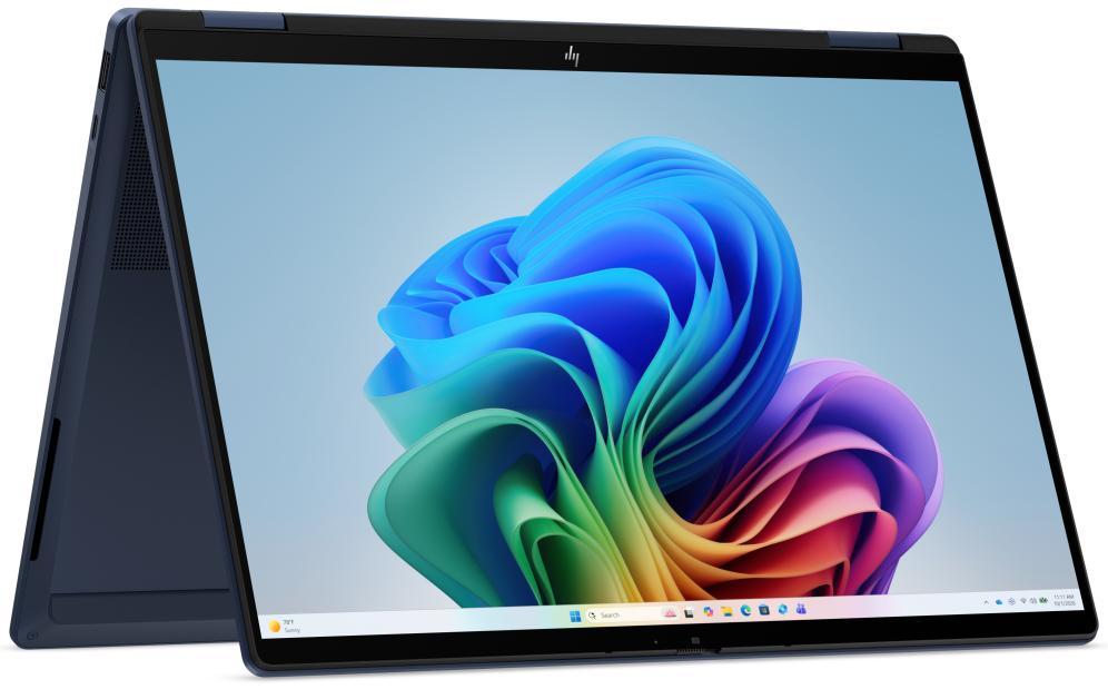HP OmniBook X Flip 2-in-1 Laptop Next Gen AI 14-kb0013ns Copilot+ PC Intel Core Ultra 9 386H 35.6 cm (14") Pantalla táctil 2K 32 GB LPDDR5x-SDRAM 1 TB SSD Wi-Fi 7 (802.11be) Windows 11 Home Azul - detalle
