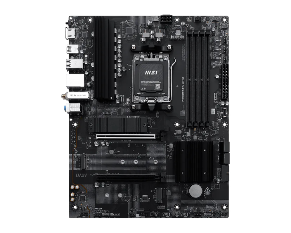 MSI Pro B840-S EVO WIFI6E AMD B840 Zócalo AM5 ATX - detalle