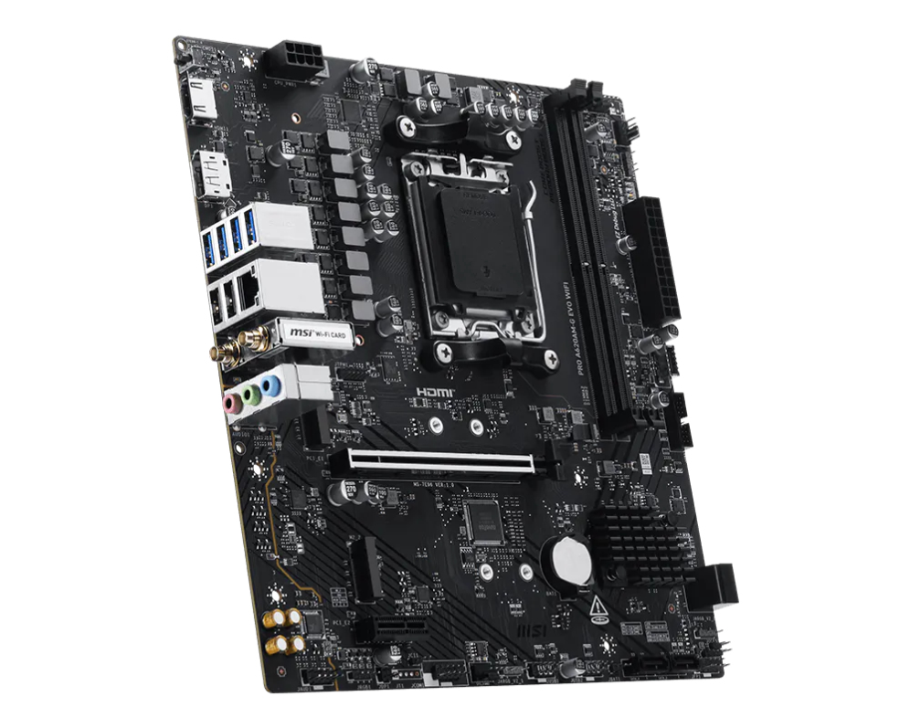 MSI Pro A620AM-G EVO WIFI AMD A620A Zócalo AM5 micro ATX - detalle