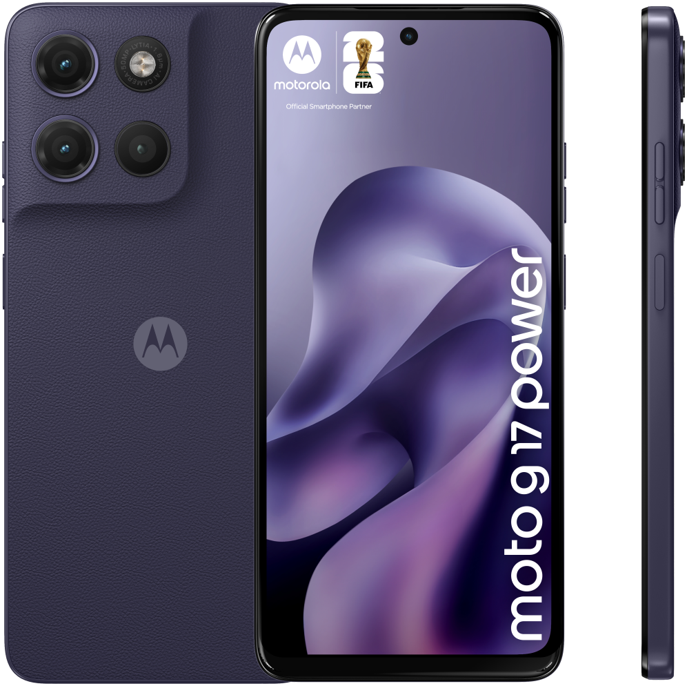 Motorola moto g17 power 17.1 cm (6.72") Ranura híbrida Dual SIM Android 15 USB Tipo C 4 GB 256 GB 6000 mAh Púrpura - detalle