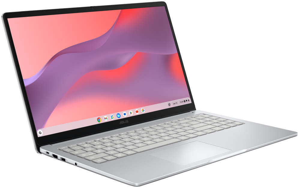 ASUS Chromebook CM1505CM4A-S70105 - Ordenador Portátil 15.6" Full HD (MediaTek Kompanio 540. 4GB RAM. 64GB eMMC. ARM Mali-G57 MC2. ChromeOS) Gris Puro - Teclado QWERTY español - detalle