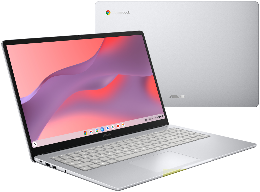 ASUS Chromebook CM1505CM4A-S70105 - Ordenador Portátil 15.6" Full HD (MediaTek Kompanio 540. 4GB RAM. 64GB eMMC. ARM Mali-G57 MC2. ChromeOS) Gris Puro - Teclado QWERTY español - detalle