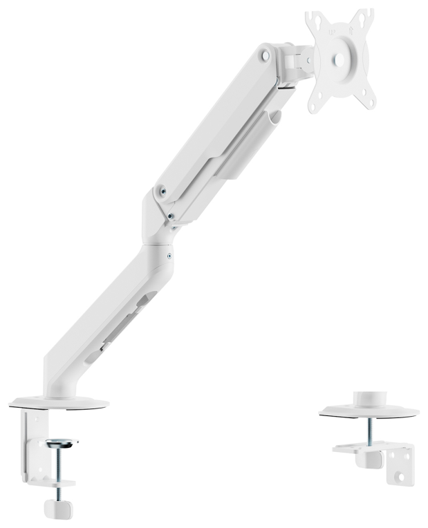 AISENS Soporte de Mesa Eco Contrapeso Giratorio e Inclinable para Monitor/TV 9kg (3 PIVOTES. 1 BRAZO) de 17-32. Blanco - detalle