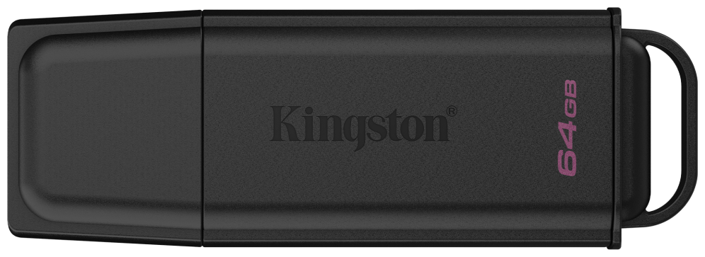 Kingston Technology DataTraveler 64GB Portátil USB 3.2 Gen 1 Exodia Negro - detalle