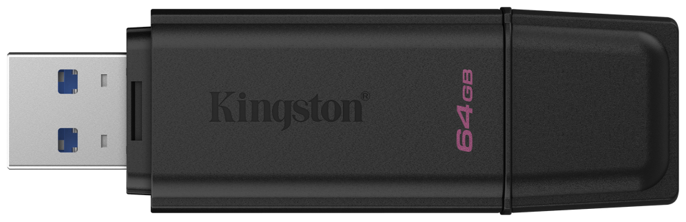 Kingston Technology DataTraveler 64GB Portátil USB 3.2 Gen 1 Exodia Negro - detalle