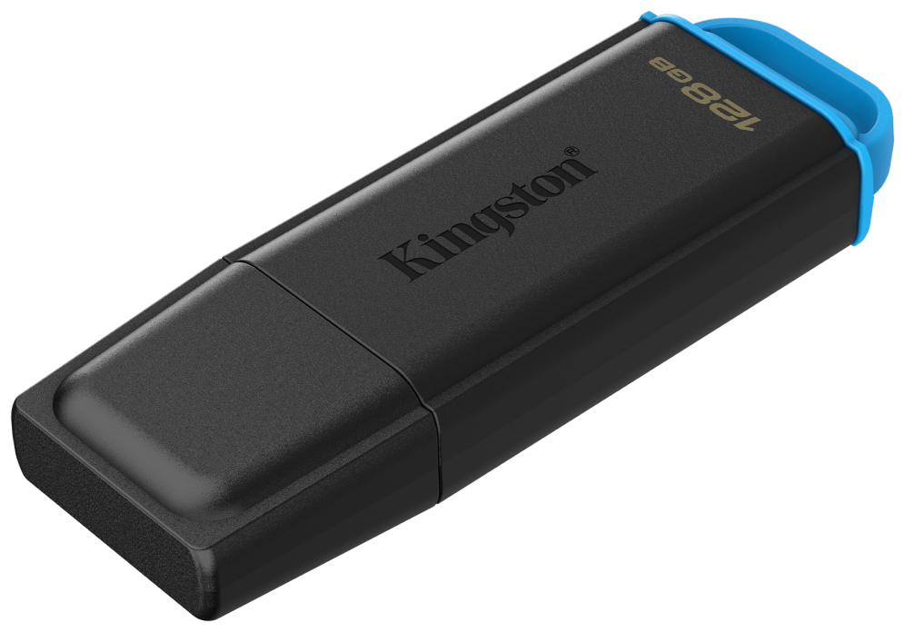 Kingston Technology DataTraveler 128GB Portátil USB 3.2 Gen 1 Exodia Negro + Azul - detalle