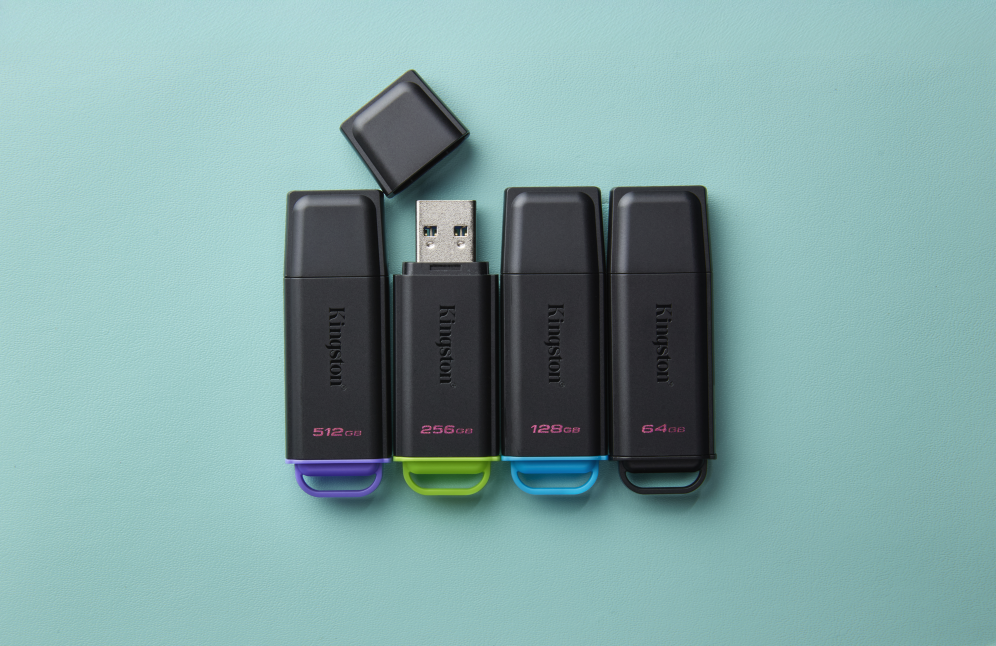 Kingston Technology DataTraveler 128GB Portátil USB 3.2 Gen 1 Exodia Negro + Azul - detalle