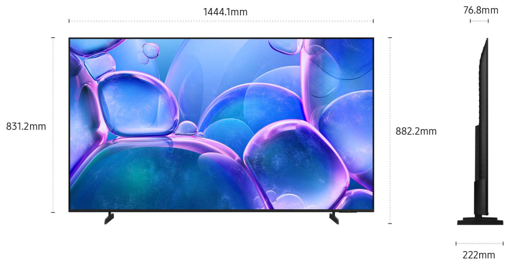 Samsung UE65U7000FU 165.1 cm (65") 4K Ultra HD Smart TV Wifi Negro - detalle