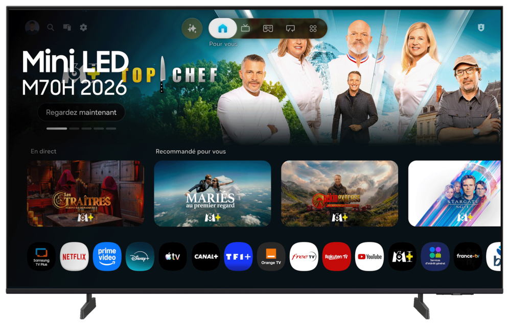 Samsung TU55M70HAUXXC Televisor 139.7 cm (55") 4K Ultra HD Smart TV Wifi Negro - detalle