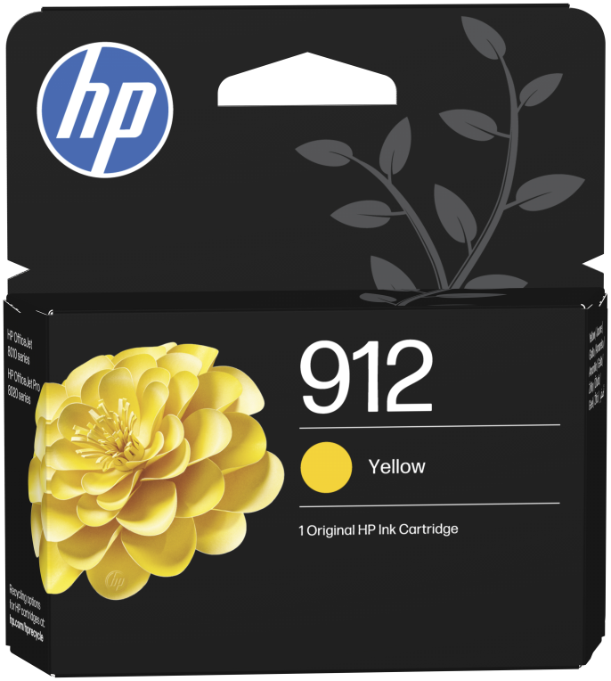 HP Cartucho de tinta Original 912 amarillo - detalle