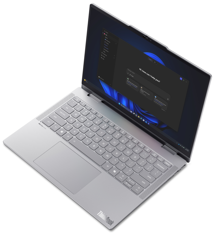 Lenovo ThinkBook 14 2-in-1 G6 IPL Copilot+ PC Intel Core Ultra 5 325 Híbrido (2-en-1) 35.6 cm (14") Pantalla táctil WUXGA 16 GB DDR5-SDRAM 512 GB SSD Wi-Fi 7 (802.11be) Windows 11 Pro Gris Español - detalle