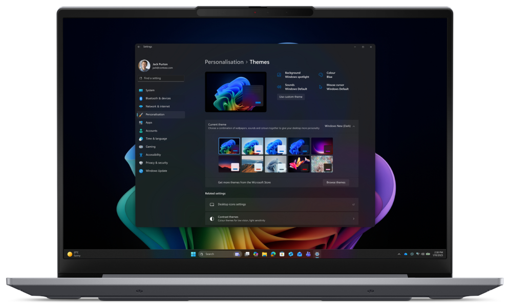 Lenovo ThinkBook 14 G9 IPL Copilot+ PC Intel Core Ultra 5 325 Portátil 35.6 cm (14") WUXGA 16 GB DDR5-SDRAM 512 GB SSD Wi-Fi 7 (802.11be) Windows 11 Pro Español Gris - detalle