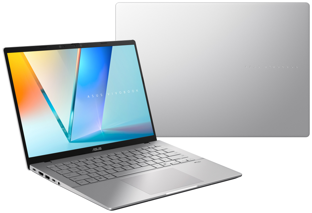 ASUS Vivobook S14 OLED M3407GA-SF010 Copilot+ PC - Ordenador Portátil 14" WUXGA (AMD Ryzen AI 7 445. 16GB RAM. 512GB SSD. Radeon 840M. Sin Sistema Operativo) Plata Fría - Teclado QWERTY español - detalle