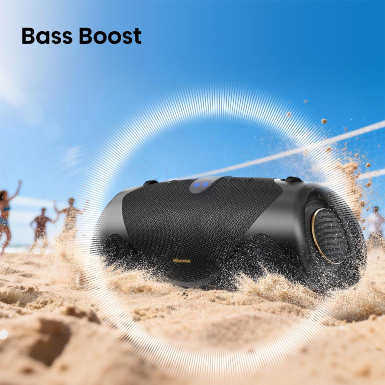 Hisense 20019369 altavoz portátil o de fiesta Altavoz portátil estéreo Negro 140 W - detalle