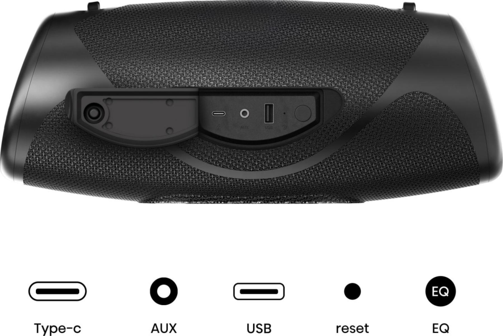 Hisense 20019369 altavoz portátil o de fiesta Altavoz portátil estéreo Negro 140 W - detalle