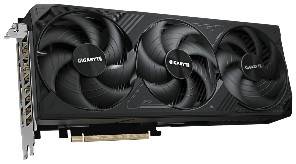 GIGABYTE GeForce RTX 5080 WINDFORCE OC SFF 16G – Tarjeta gráfica. 16GB GDDR7. 256bit. PCI-E 5.0. 2670MHz Core Clock. 3 × DP 2.1b. 1 × HDMI 2.1b. DLSS 4. GV-N5080WF3OCV2-16GD - detalle