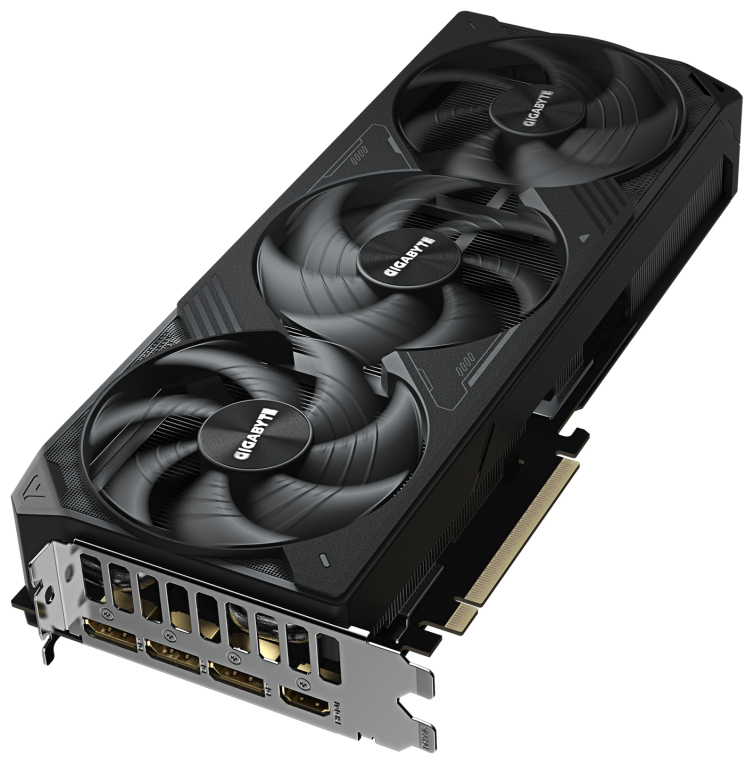 GIGABYTE GeForce RTX 5080 WINDFORCE OC SFF 16G – Tarjeta gráfica. 16GB GDDR7. 256bit. PCI-E 5.0. 2670MHz Core Clock. 3 × DP 2.1b. 1 × HDMI 2.1b. DLSS 4. GV-N5080WF3OCV2-16GD - detalle