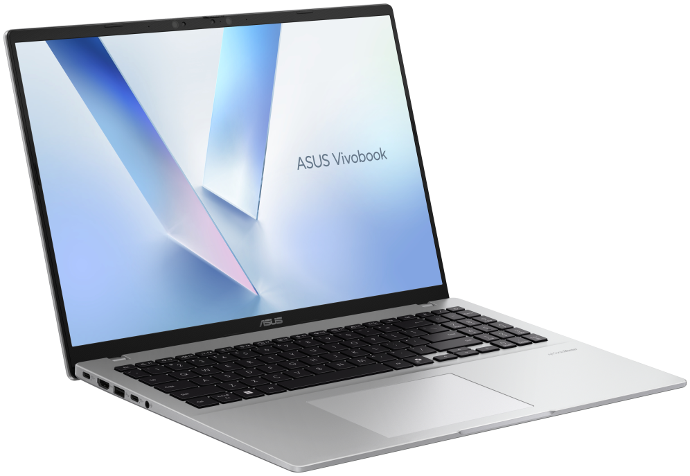 ASUS Vivobook 16 X1607CA-MB389W Copilot+ PC - Ordenador Portátil " WUXGA (Intel Core Ultra 7 255H. 16GB RAM. 512GB SSD. Arc 140T. Windows 11 Home) Plata Fría - Teclado QWERTY español - detalle