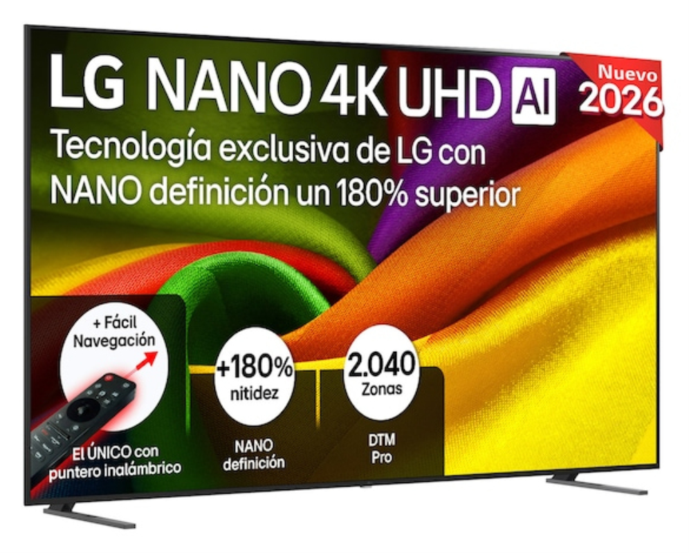 LG NANO 4K UHD AI 98NU900B6LB 2.49 m (98") 4K Ultra HD Smart TV Wifi Negro - detalle