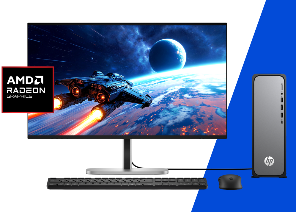 HP S04-0006NS AMD R7-7445HS 512GB 8GB FREEDOS DDR5-SDRAM SSD Torre Plata - detalle