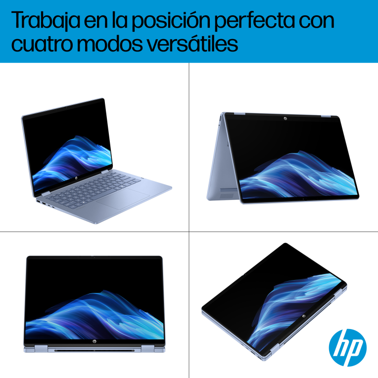 HP 14-FP0007NSX ULTRA 5 325 512GB 16GB 14.0IN WIN11 120U 35.6 cm (14") Pantalla táctil 2K LPDDR5-SDRAM SSD Wi-Fi 6 (802.11ax) Windows 11 Home Azul - detalle