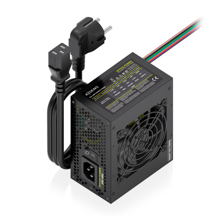 AISENS Fuente Alimentacion SFX 500W con Cable de Alimentacion OEM. Negra - detalle