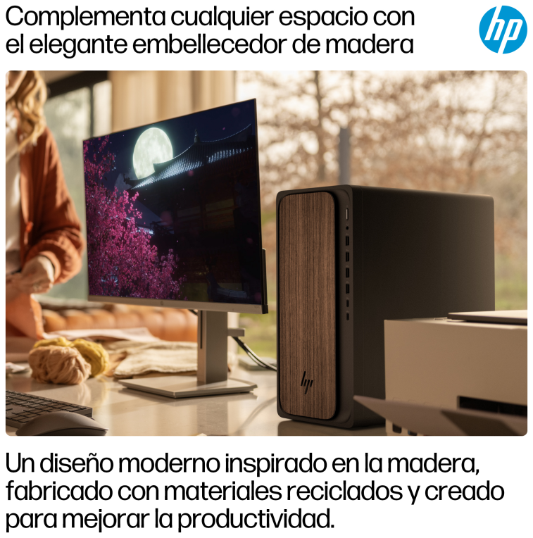 HP M03-0038NS U5-225 512GB 16GB FREEDOS DDR5-SDRAM SSD Torre PC AI PC - detalle