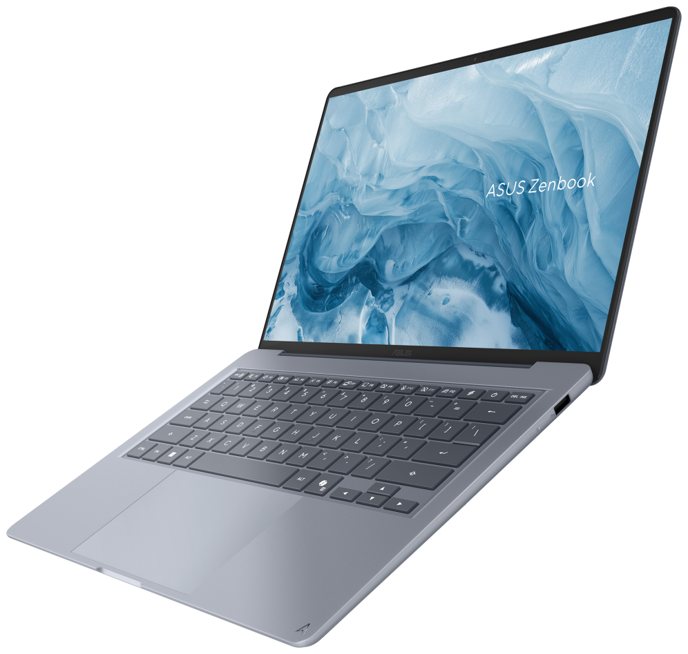 ASUS Zenbook 14 OLED UX3480QA-U1144W Copilot+ PC Copilot+ PC - Ordenador Portátil " WUXGA (Snapdragon X1-26-100. 16GB RAM. 256GB SSD. Adreno GPU. Windows 11 Home) Arctic Blue - Tec. QWERTY Esp - detalle